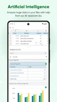 Zoho Sheet - Spreadsheet App android App screenshot 13