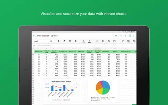 Zoho Sheet - Spreadsheet App android App screenshot 3